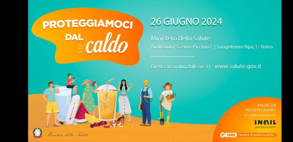 Caldo, da oggi riparte il numero verde 1500. Servizio potenziato ed esteso ai luoghi di lavoro